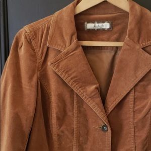 Womens velvet colored vintage jacket